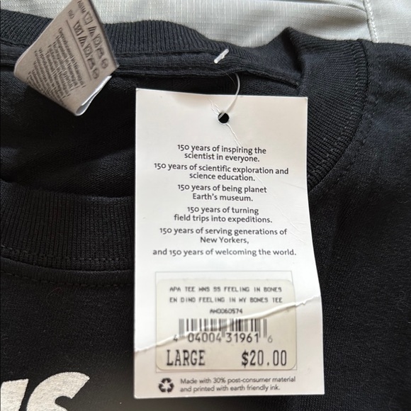 Black Dinosaur Graphic Adults T-Shirt - Picture 4 of 5